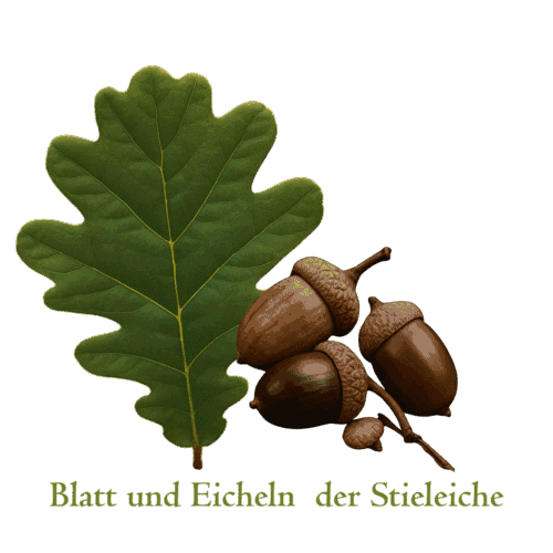 Stieleichen Merkmale