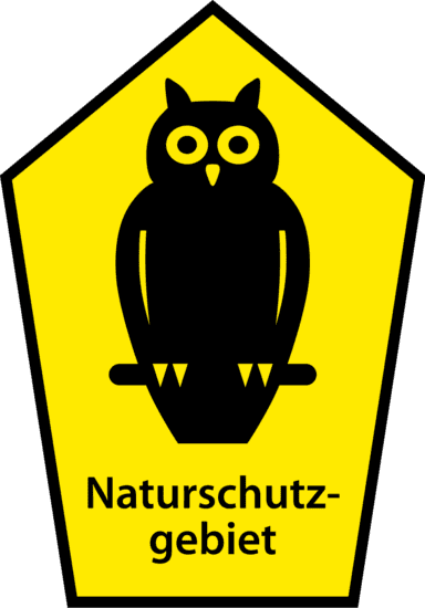 Dieses Schild steht für Naturschutzgebiet